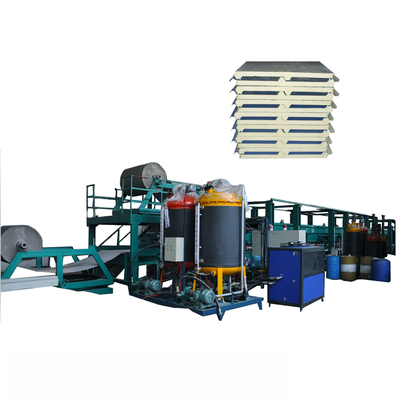 Kleurenstaal 15mm Pu-Sandwichcomité Productielijn