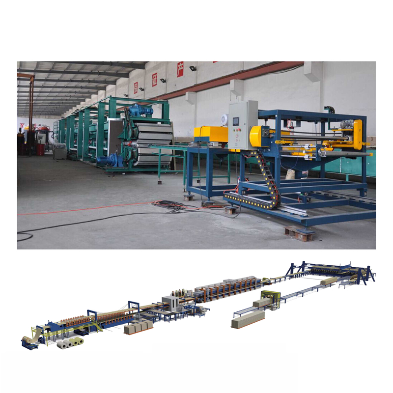 Kleurenstaal 15mm Pu-Sandwichcomité Productielijn