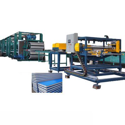 Geïsoleerd Dak 48000*8000mm Pu-Sandwichcomité Machine